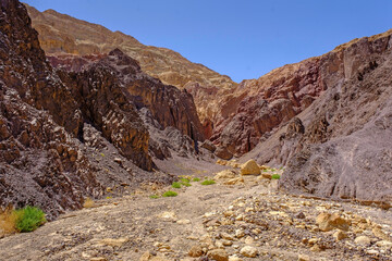 The Arava Desert in the Pillars of Amram near Eilat