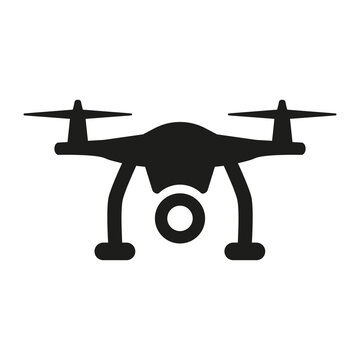 Drone icon on white background.