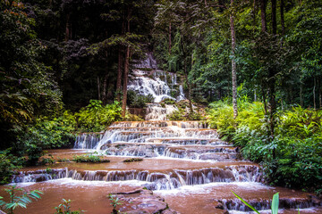 Namtok Pha Charoen(Pha Charoen Waterfall) in Namtok Pha Charoen National Park,Phop Phra District,Tak Province,Thailand.