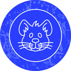 Unique Line Round Circle Icon