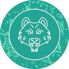 Unique Line Round Circle Icon