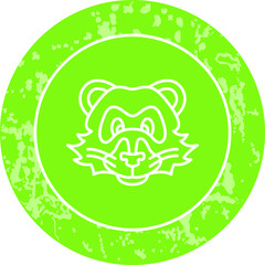 Unique Line Round Circle Icon
