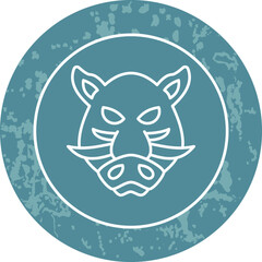 Unique Line Round Circle Icon