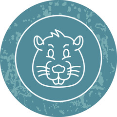 Unique Line Round Circle Icon