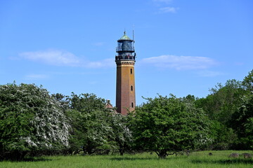 Fototapeta na wymiar Insel Greifswalder Oie, Leuchtturm 2022