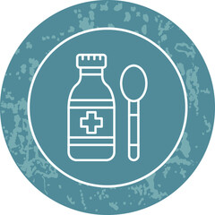 Unique Line Round Circle Icon