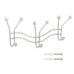 metal clothes hanger isolated on white background