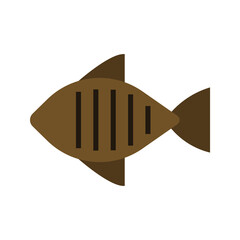 fish icon vector for website symbol icon presentation