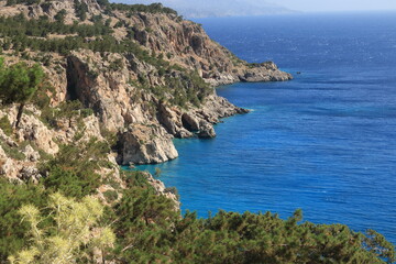 Obraz premium Isola di Karpathos, spiaggia di Kyra Panagia