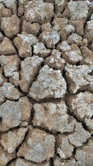 dry cracked soil - stone wall texture