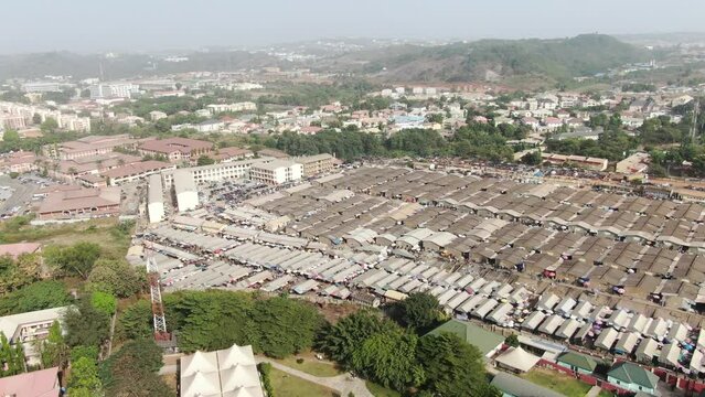 Shot of Garki ultra modern market, abuja Nigeria