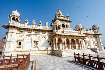 Exterior of the Jaswant Thada cenotaph  in Jodhpur, Rajasthan, India