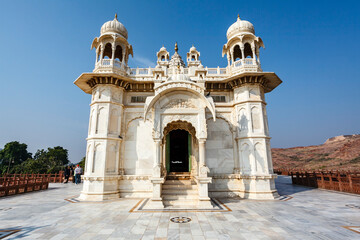 Obraz premium Exterior of the Jaswant Thada cenotaph in Jodhpur, Rajasthan, India