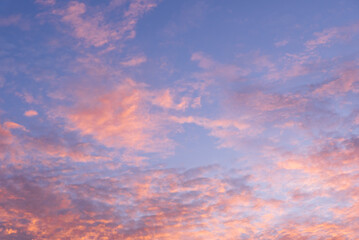 Naklejka na ściany i meble twilight sunrise sky for background