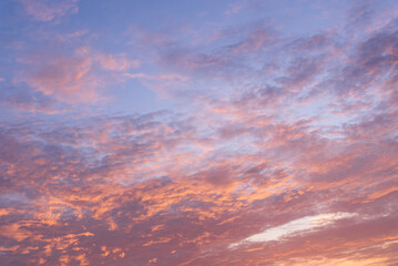twilight sunrise sky for background