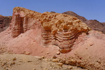 The Arava Desert in the Pillars of Amram near Eilat