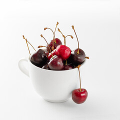 cherries in a bowl