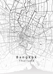 Bangkok Thailand City Map