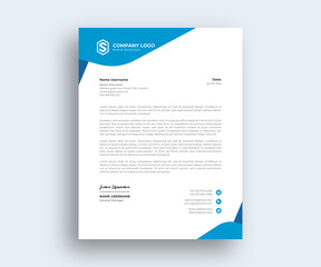 Formal Modern Abstract Letterhead design