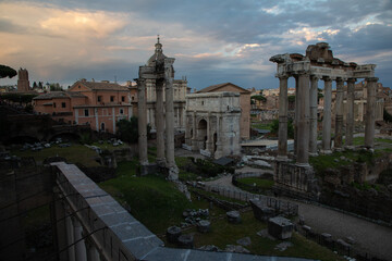 Fototapeta na wymiar Landmarks in Rome
