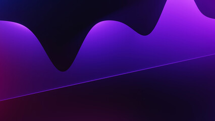 3d render of flash neon and light glowing on dark scene. Speed light moving lines.