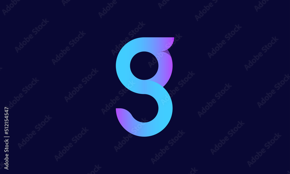 Fototapete G Logo. G High quality and professional looking Brand logo design template. The main feature of this logo is its simplicity and cleanness. Easy to customize and edit.
