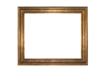 wooden frame to fit image, gold color