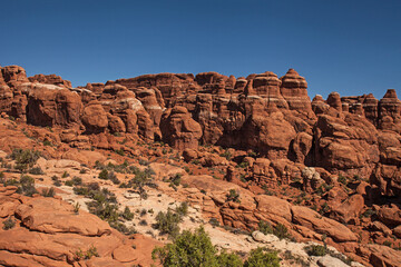 Fototapeta premium Rock Formationsat Devil's Garden. 4