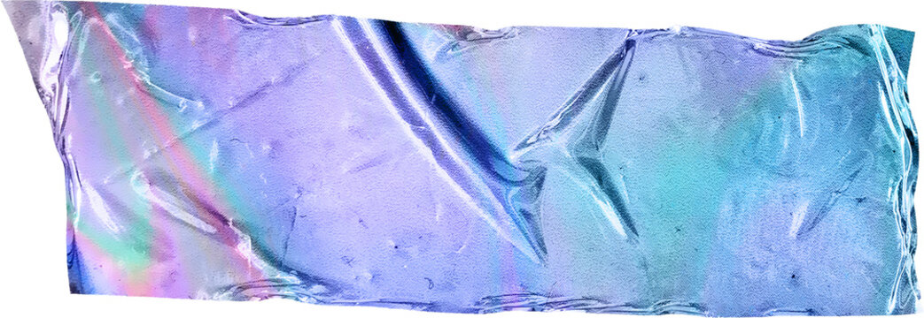 metallic holographic sticker tape shape