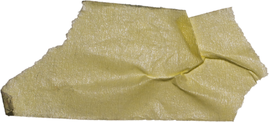 beige teared paper sticker or called strip with ripped edges