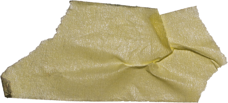 beige teared paper sticker or called strip with ripped edges