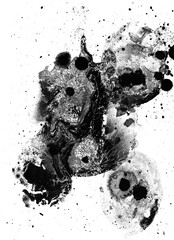 Abstract Ink Paint Textures