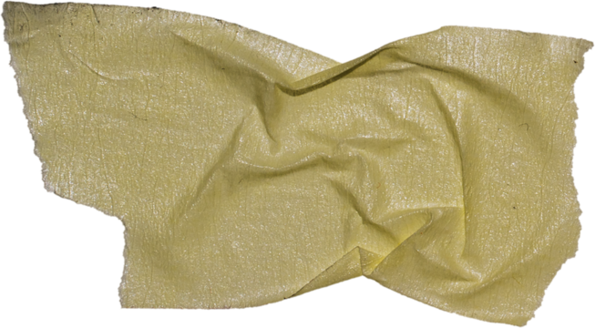 beige teared paper sticker or called strip with ripped edges