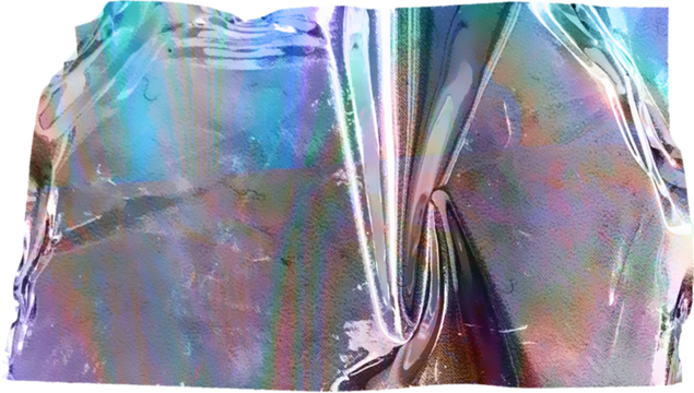 metallic holographic sticker tape shape