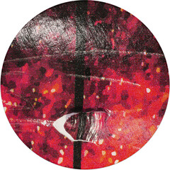 round crumpled and torn holographic foil sticker isolated
