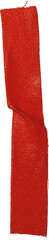 red fabric sticker tape