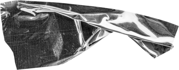 metallic sticky teared sticker shape isolated