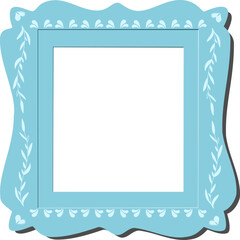 blue frame for photo