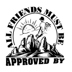 all friends must  by approved by