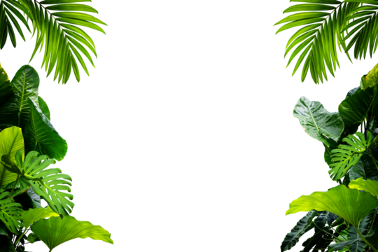 Green leaves Plant isolated