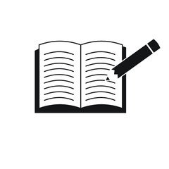 write icon design template illustration
