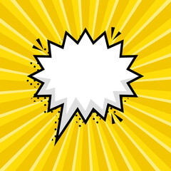 Hand drawn speech bubbles isolated