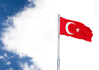 turkey flag, turkish state and flag work