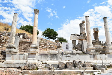 The ancient city of Ephesus in Izmir, Turkey