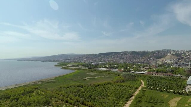 aerial izmit city