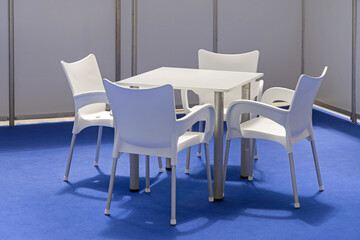Plastic Chairs Table