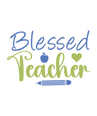 Fototapeta premium teacher t shirt, mug designs