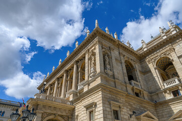 Fototapeta na wymiar Hungarian Royal State Opera House in Budapest, Hungary 