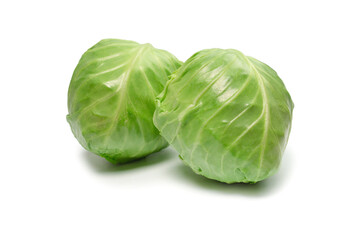 Fototapeta premium Cabbage isolated on white background.