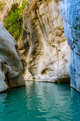 River in a Goynuk canyon. Antalya province, Turkey